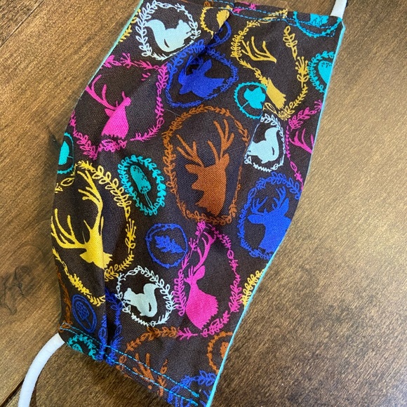 Set of 2 Kids Handmade in USA Cotton Face Mask - Picture 3 of 13